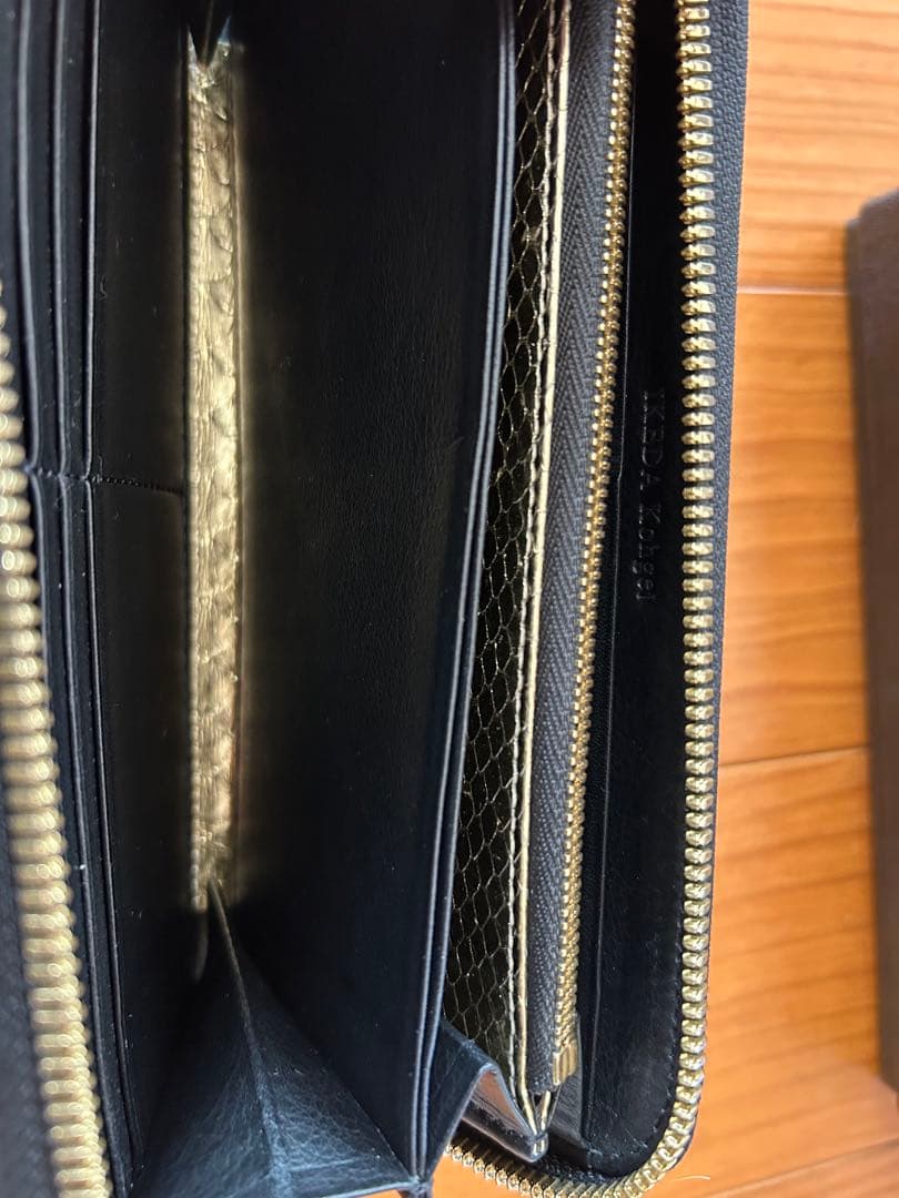 池田工芸　クロコダイル長財布 日本製 194 値引きしました。