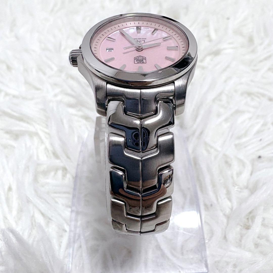 ✨希少✨TAG HEUER タグホイヤー リンク デイト ピンクシェル文字盤