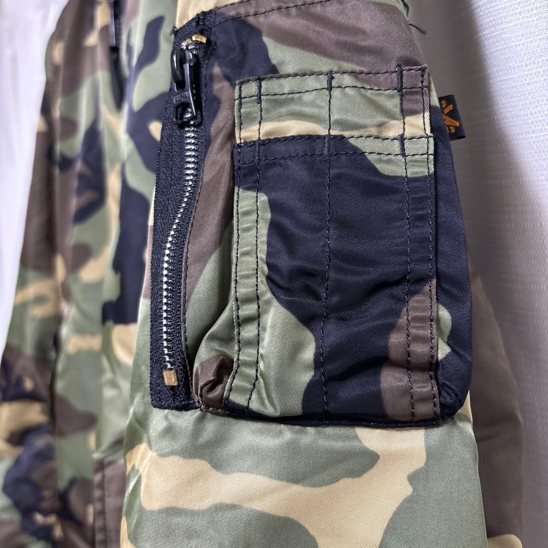 アルファインダストリーズ MA-1 ジャケット　USA製 L