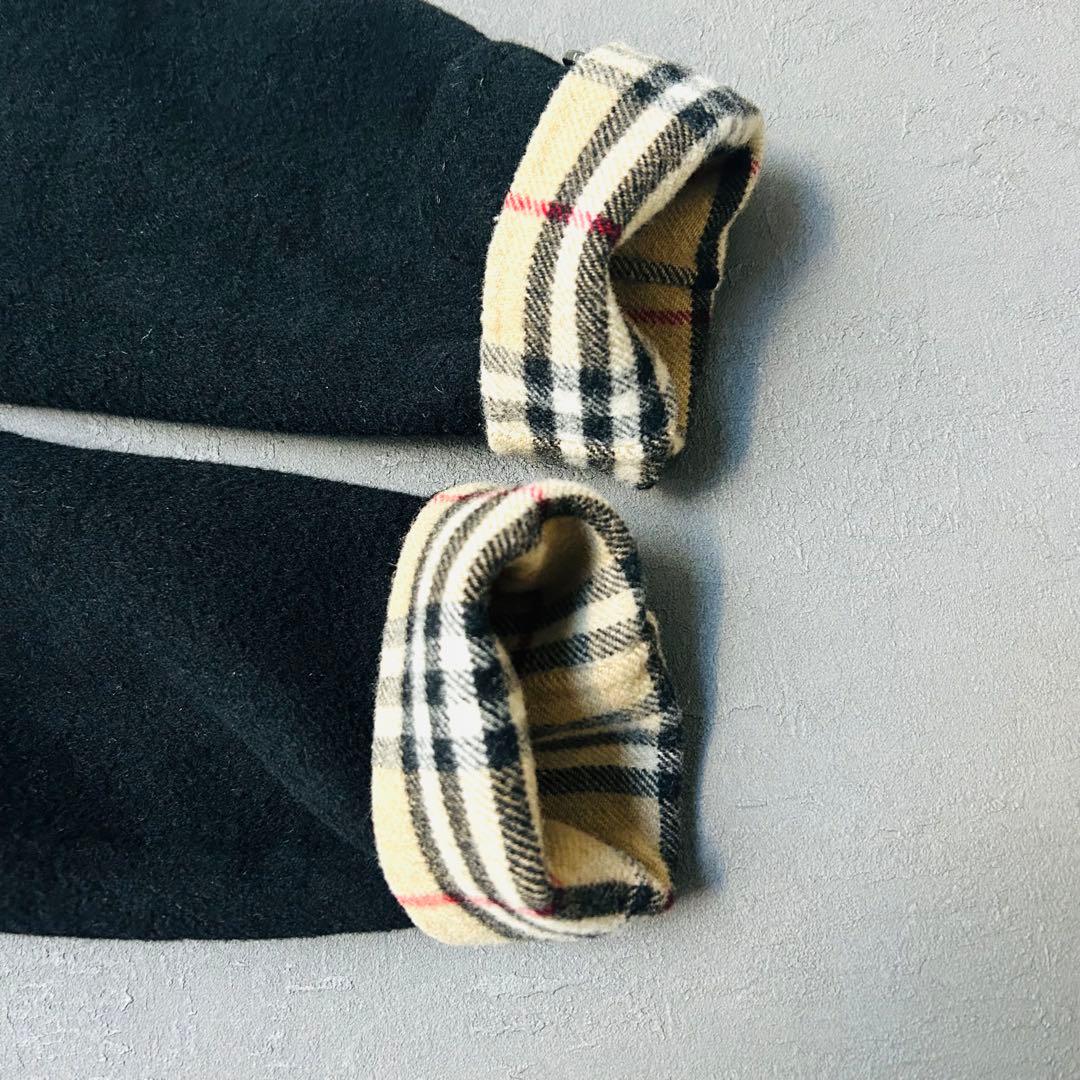 ＊バーバリーロンドン＊ダブルフェイス コート カシミヤ ノバチェック　ベルト