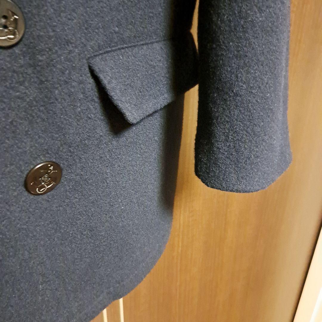 極美 未使用 Fidelity 10B PEA COAT ネイビー L