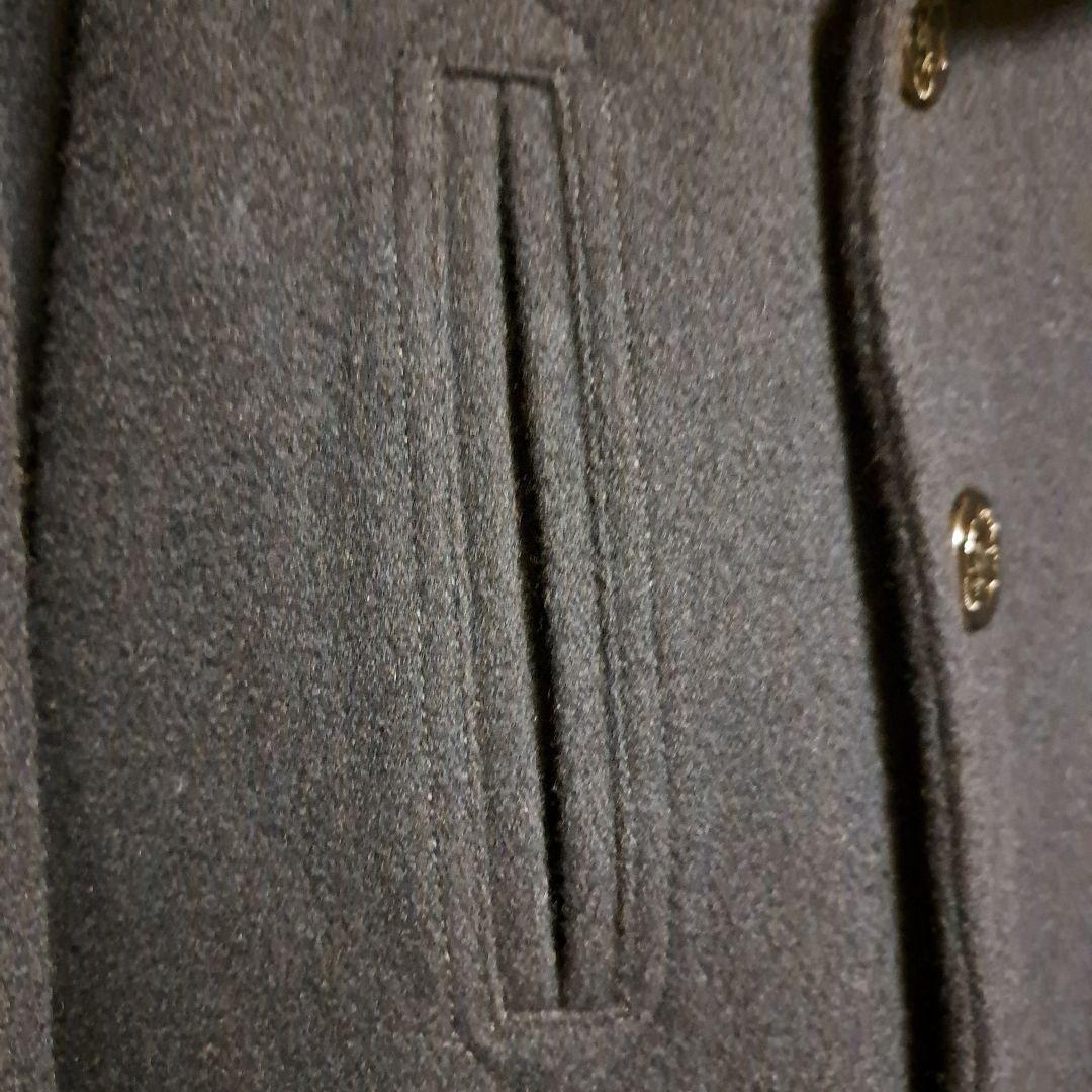 極美 未使用 Fidelity 10B PEA COAT ネイビー L