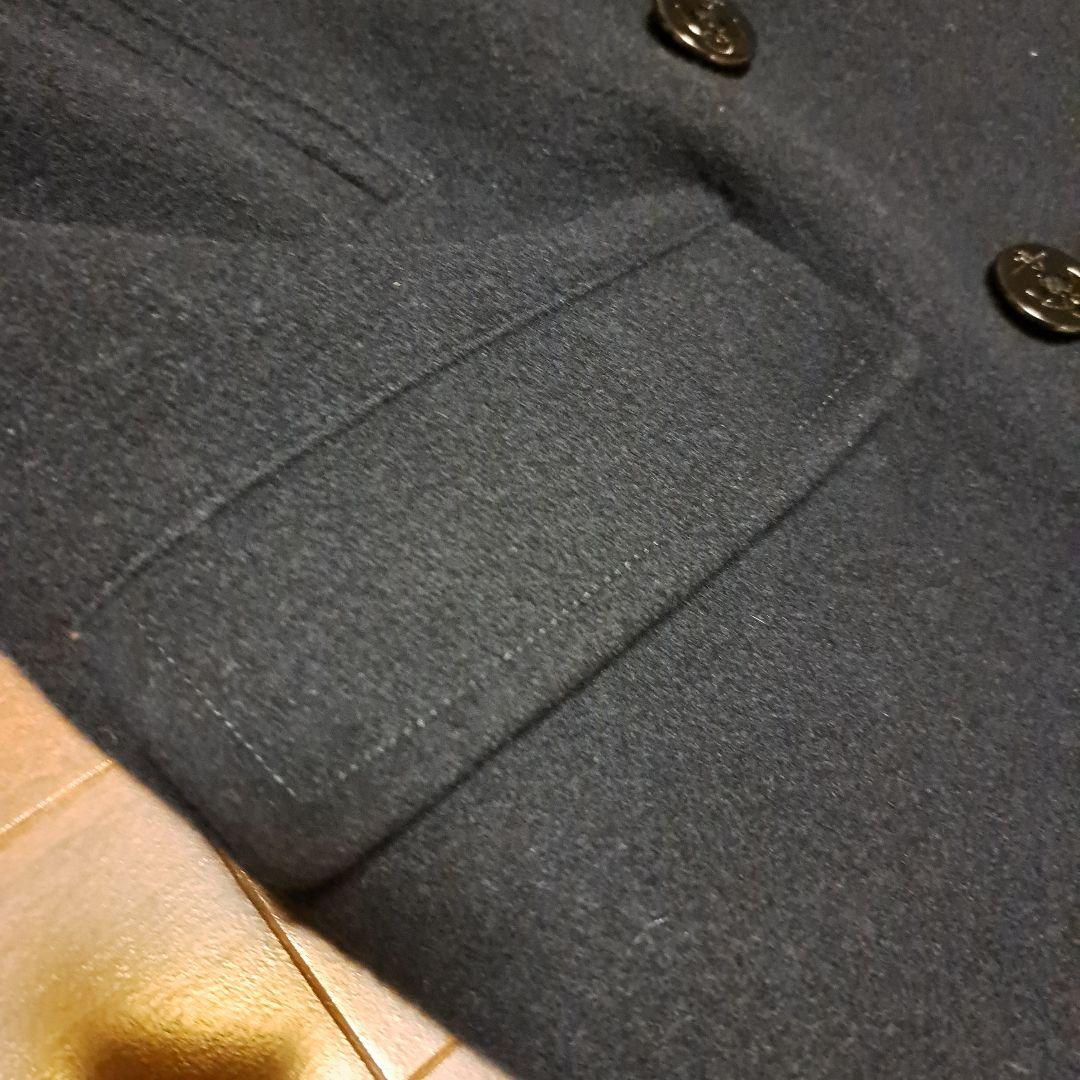 極美 未使用 Fidelity 10B PEA COAT ネイビー L