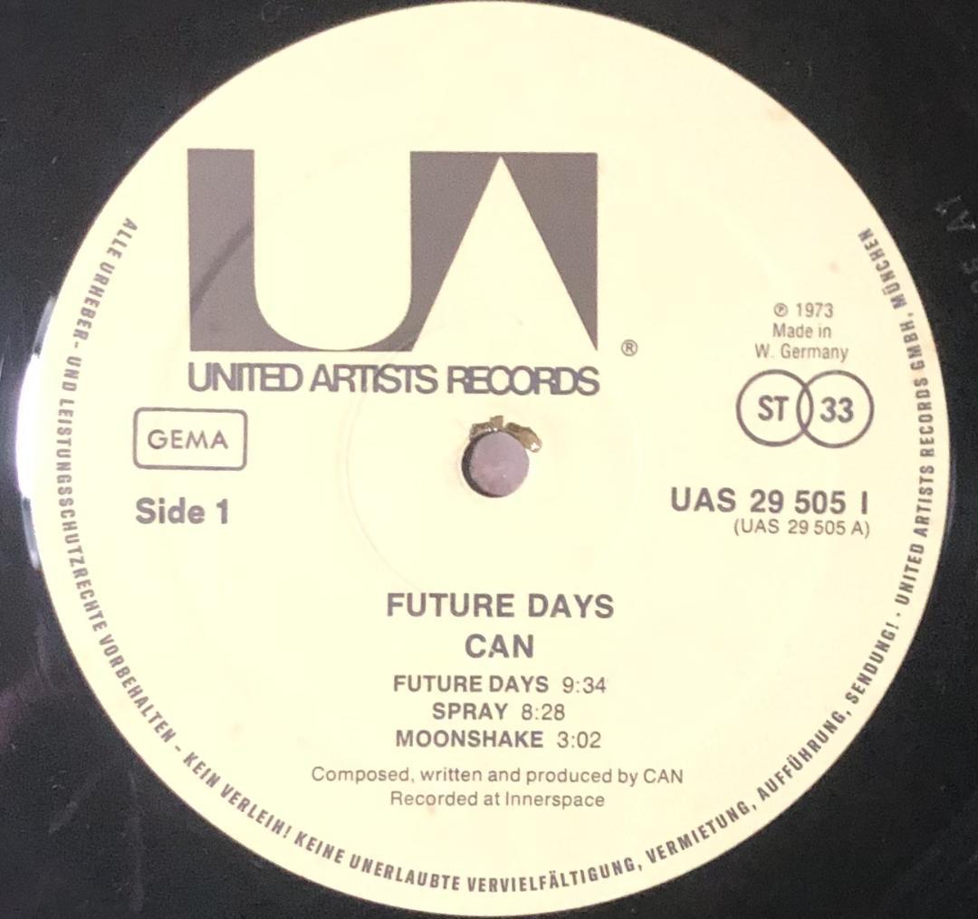 1973年 独国UA盤 2ndプレス Can Future Days 坂本慎太郎