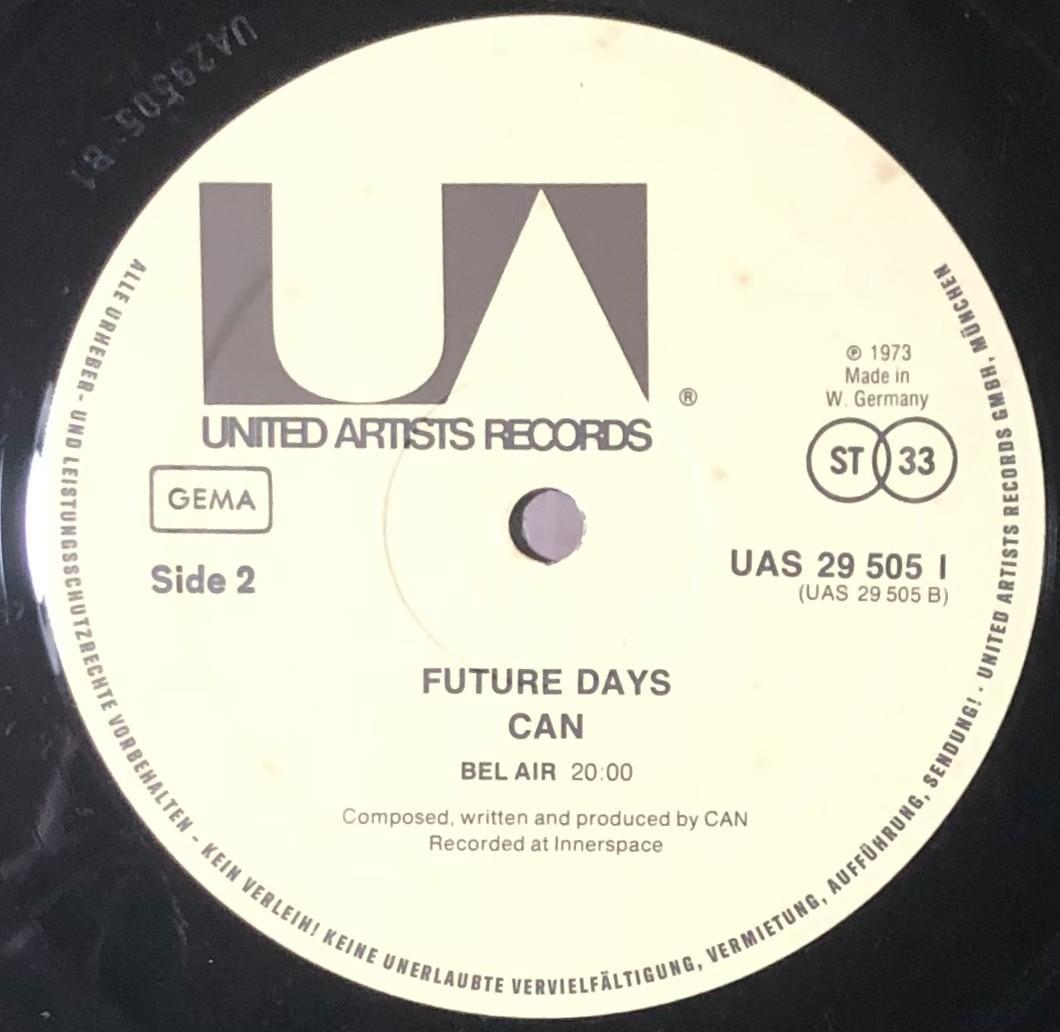 1973年 独国UA盤 2ndプレス Can Future Days 坂本慎太郎