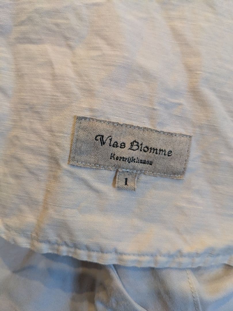 WORK　Linencottonサイドダーツパンツ