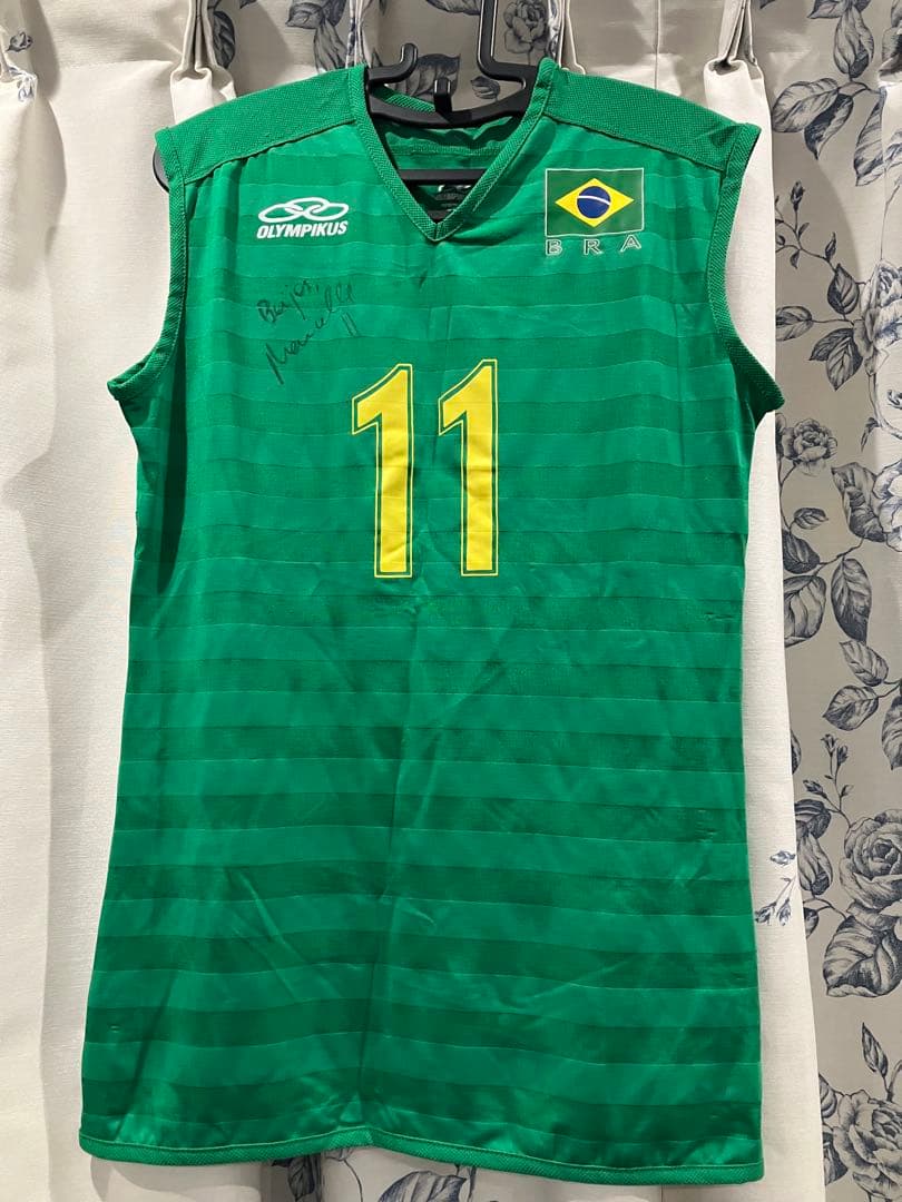 ブラジル女子代表　バレーボール　ユニフォーム11 MARCELLE サイン入り