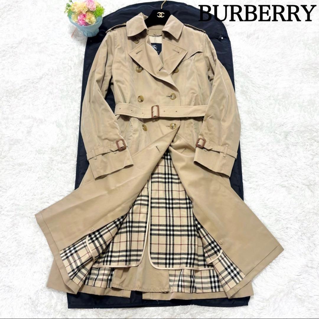 【三陽商会】BURBERRY バーバリー　ノバチェックライナー　トレンチコート
