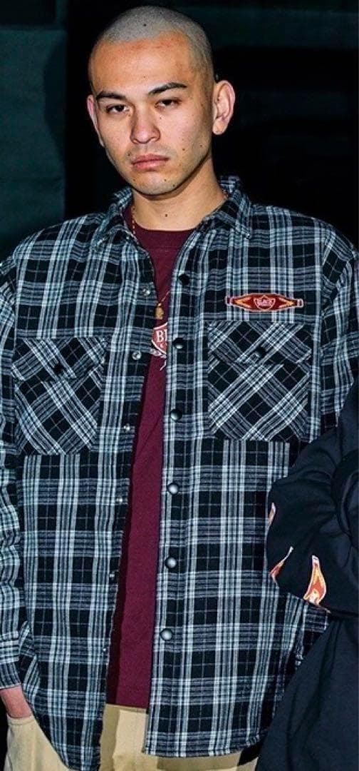 WurtS新品 ブラックアイパッチ キルティングカバーオール