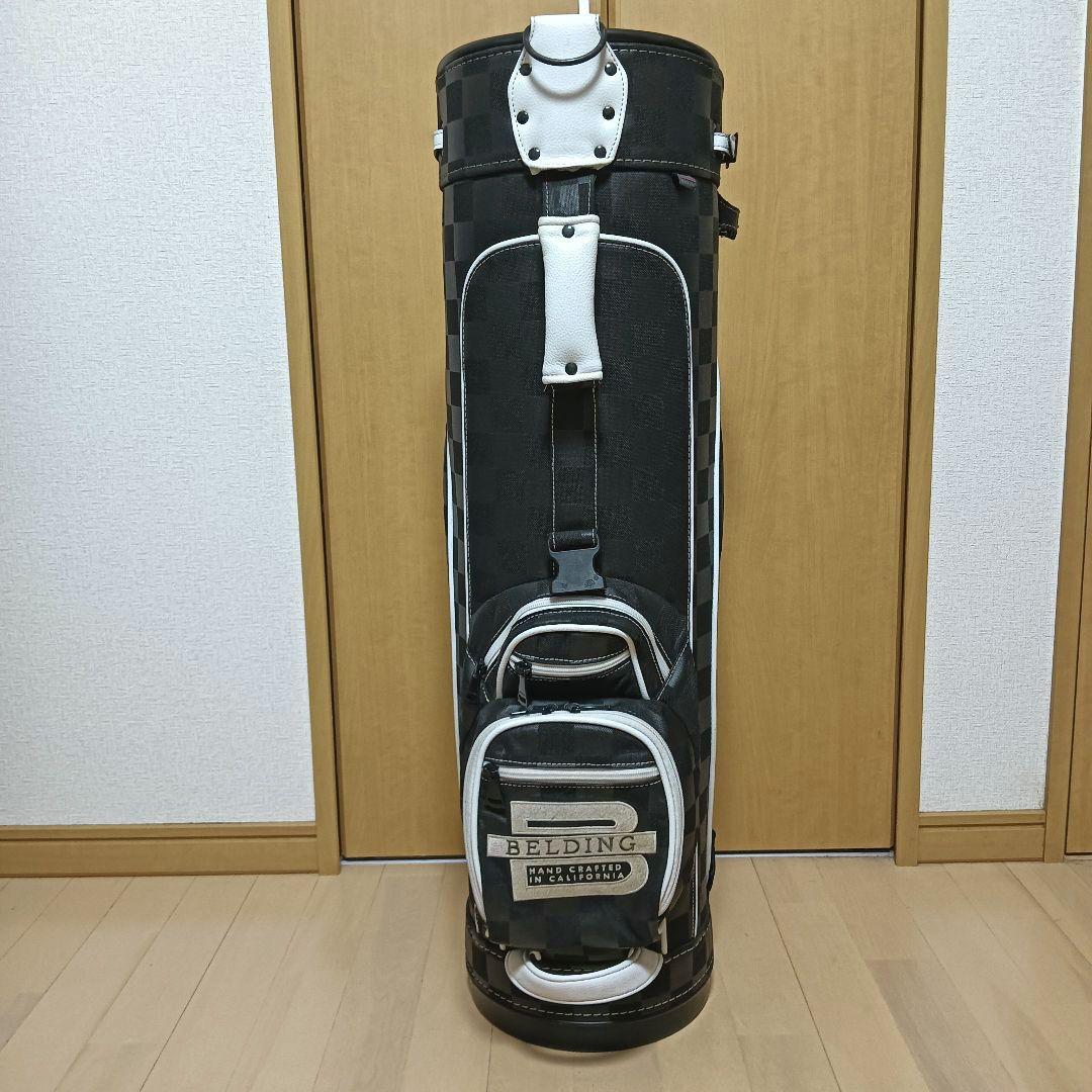 BELDING キャディバッグ ヘッドカバー付 9.5型 3.6kg ブラック