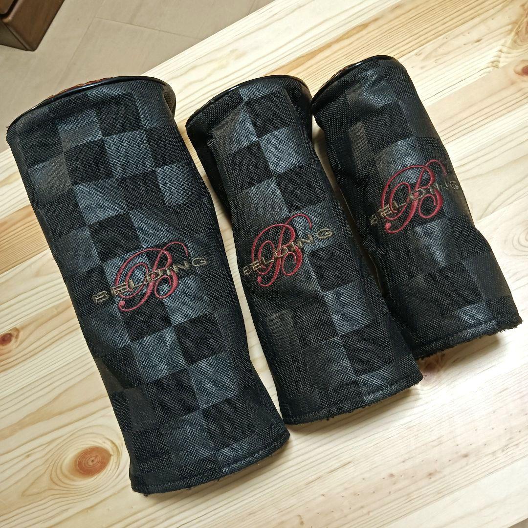 BELDING キャディバッグ ヘッドカバー付 9.5型 3.6kg ブラック