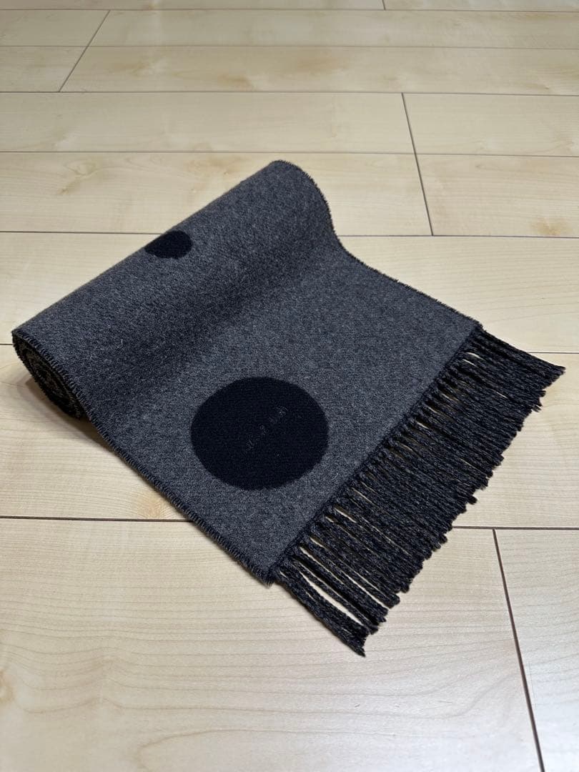Paul Smith ポール・スミス ドット柄リバーシブルカシミヤマフラー
