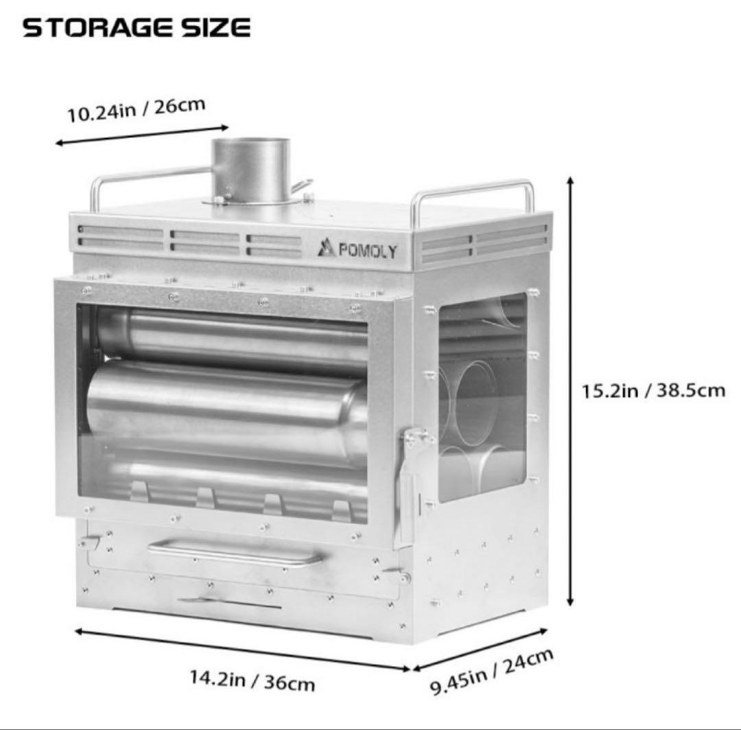 POMOLY ポモリー　Dweller Max Ti 3 チタン薪ストーブ