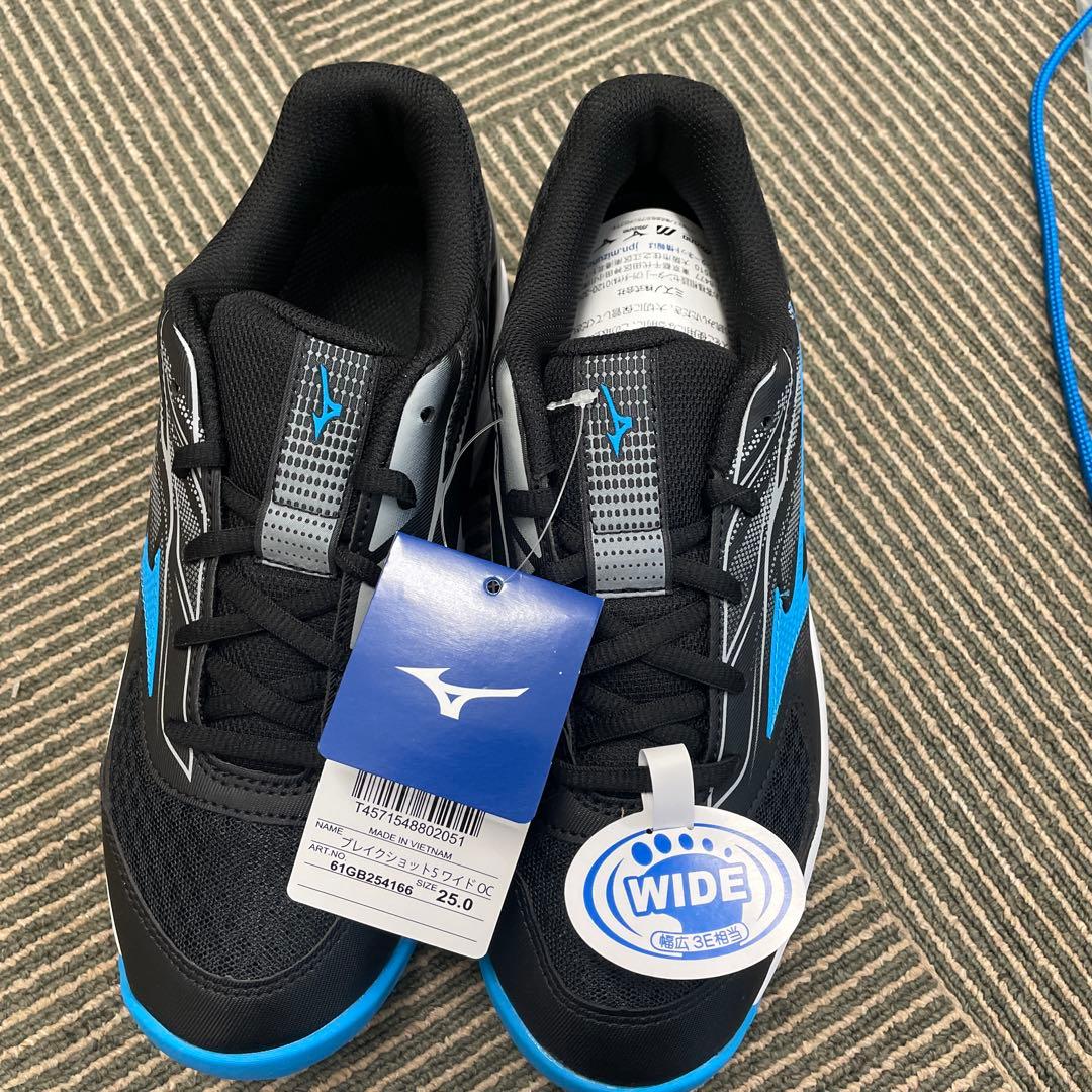 Mizuno TECHNIX 軟式テニスラケット&シューズ25センチ