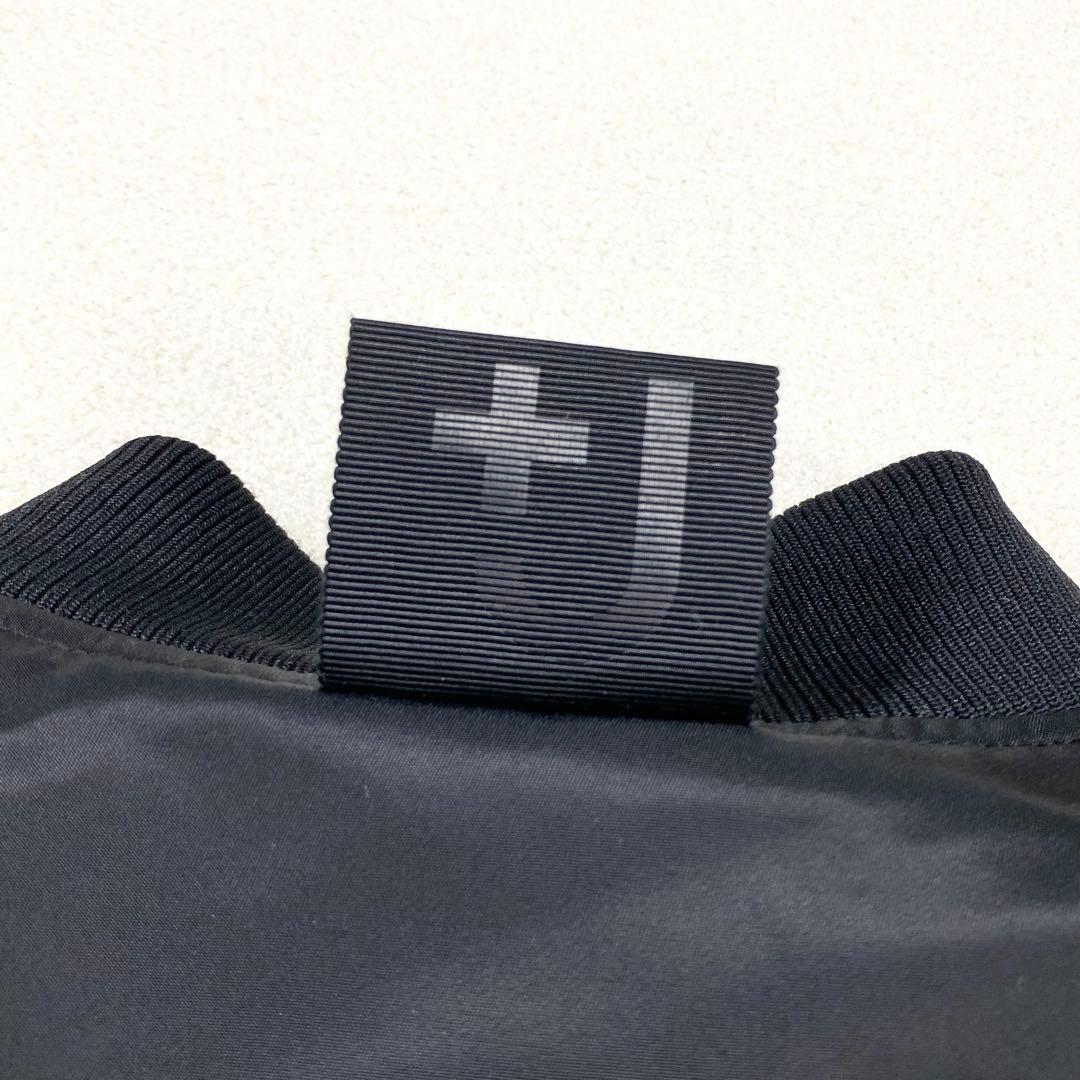 極美品✨ユニクロ+J ハイブリッドダウン オーバーサイズ MA-1 ブラック L