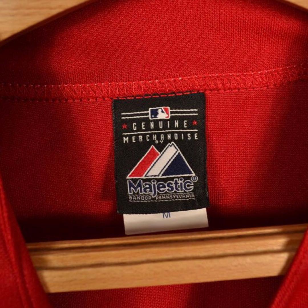 ワシントン・ナショナルズ\"majestic\"ベースボールシャツ サイズM