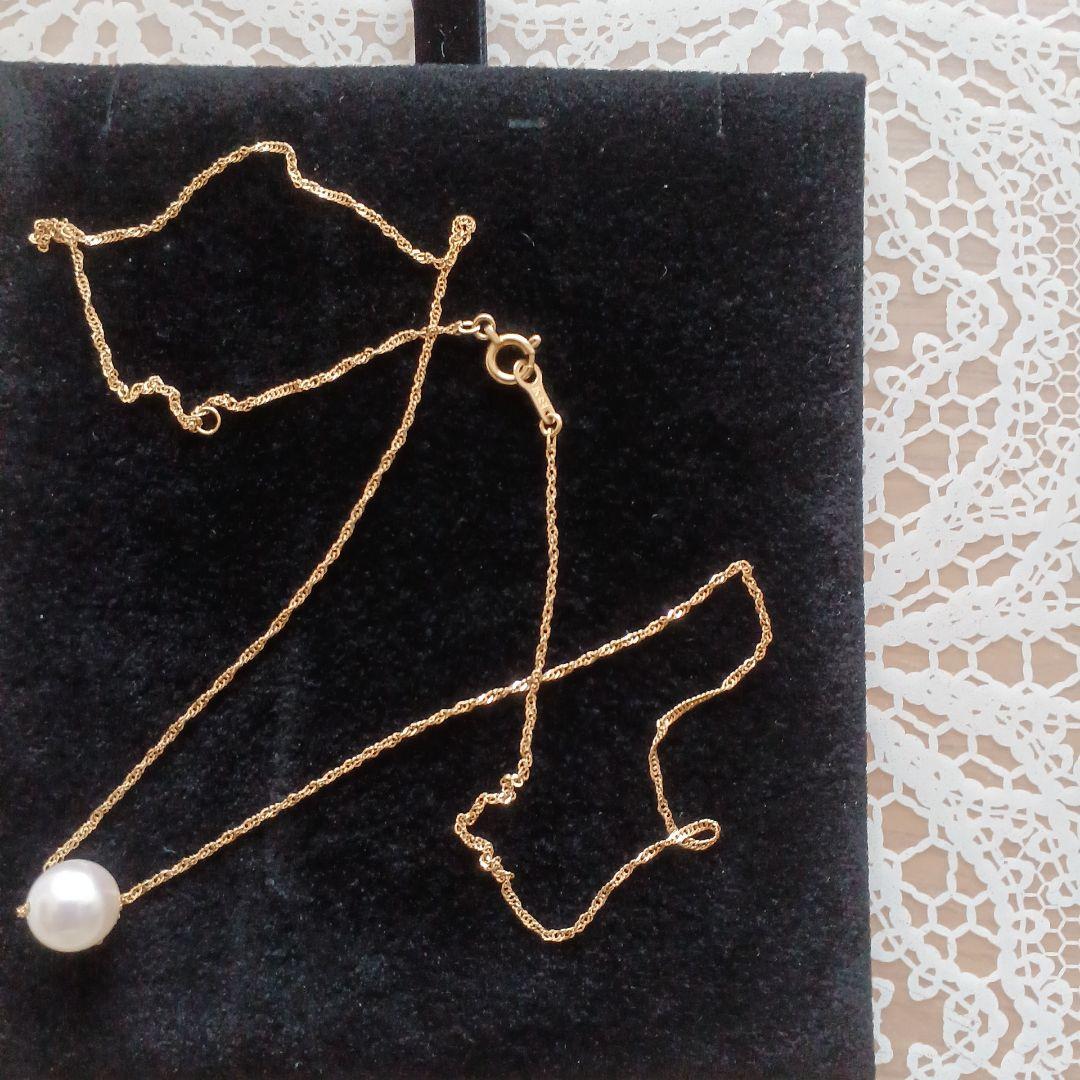 18金　パールネックレス