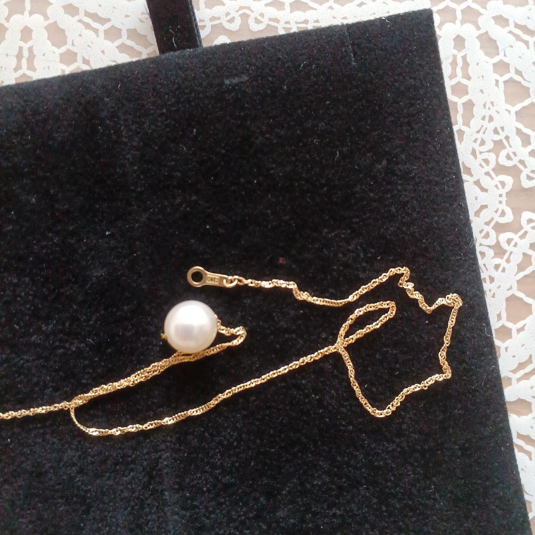 18金　パールネックレス