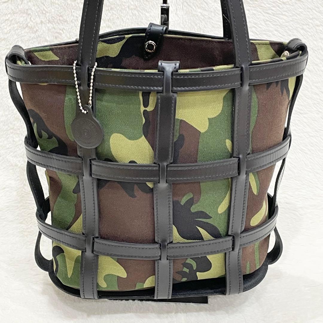 just campagne シャストカンパーニュ　バスケットバッグ セット　迷彩