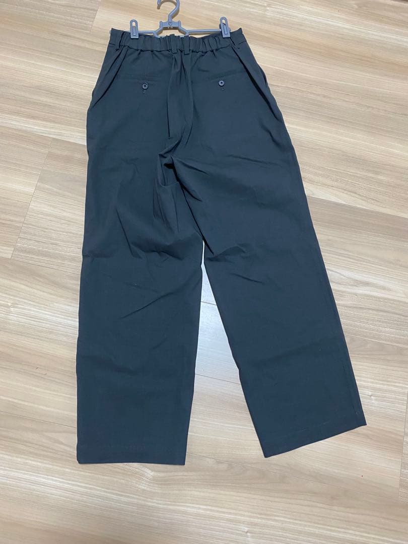 [極美品]Cornier コルニエ ワイドパンツ チャコール サイズS 洗濯可能