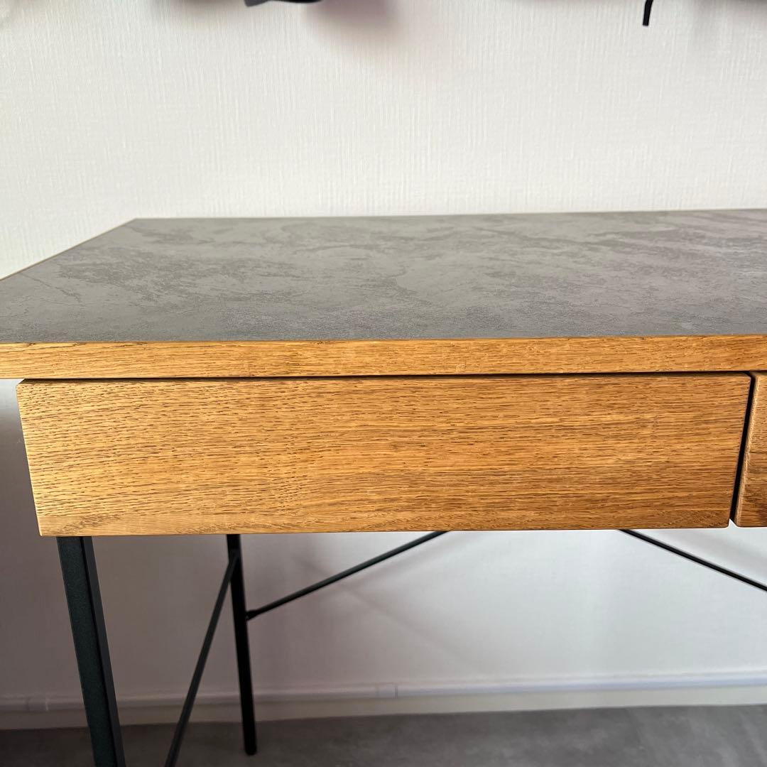 事務机・学習机 a.depeche POL desk 900 wide mat black