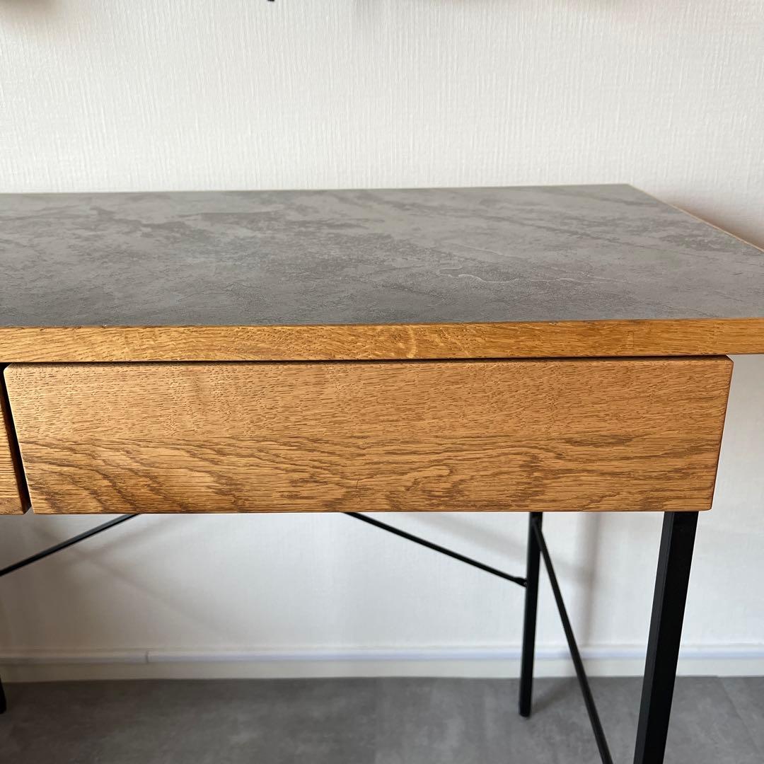 事務机・学習机 a.depeche POL desk 900 wide mat black