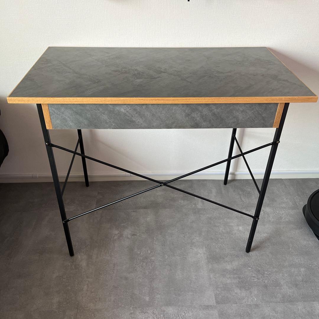 事務机・学習机 a.depeche POL desk 900 wide mat black