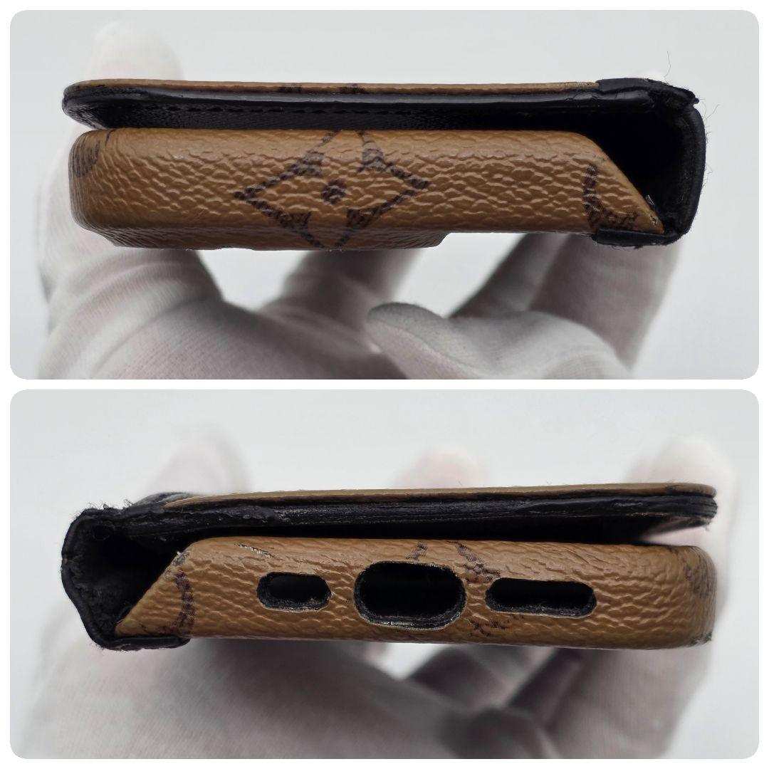 ルイヴィトン iphone15pro 手帳ケース フィリオ モノグラムリバース