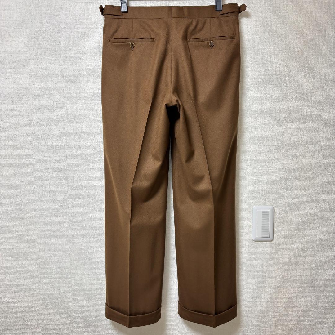 ハ*ル様 BERNARD ZINS BAC サキソニー パンツ キャメル 40