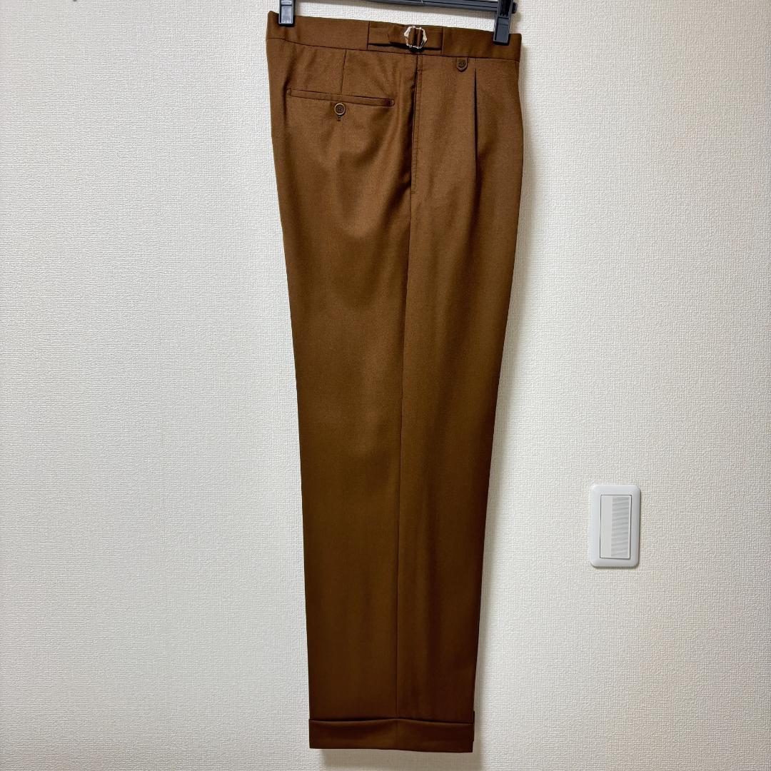 ハ*ル様 BERNARD ZINS BAC サキソニー パンツ キャメル 40
