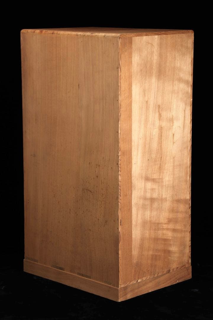 木製器局 茶棚 茶箱 文箱 書画箱 竹図牡丹図 陶製獅子取手 美術工芸品 骨董品