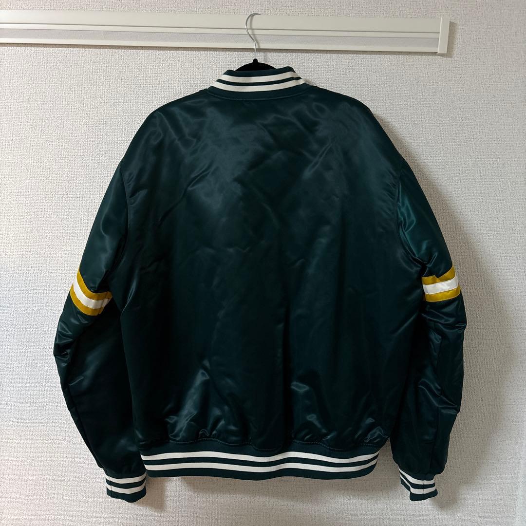 KITH ナイロン 中綿 コーチジャケット メンズ グリーン