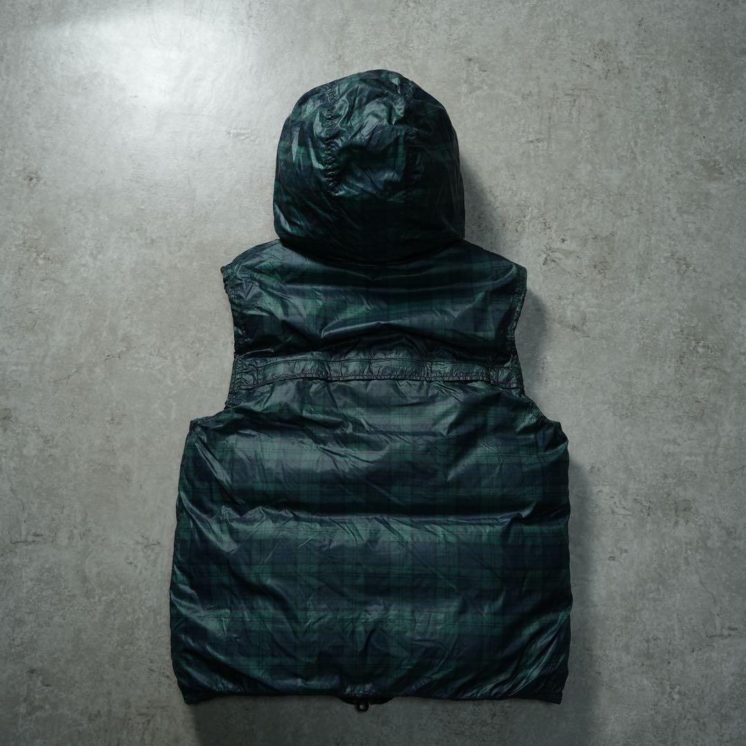 y2k DUVETICA ダウンベスト リバーシブル ブラックウォッチ グランジ