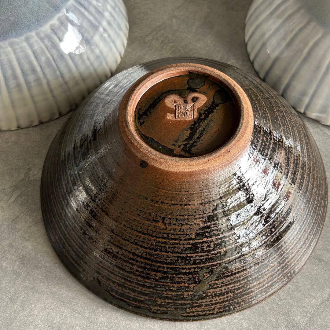 【侑紀】小石原ポタリー　小石原焼　どんぶり　丼　陶器　　食器