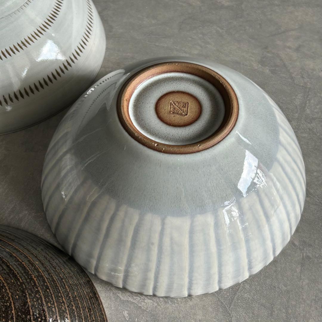 【侑紀】小石原ポタリー　小石原焼　どんぶり　丼　陶器　　食器