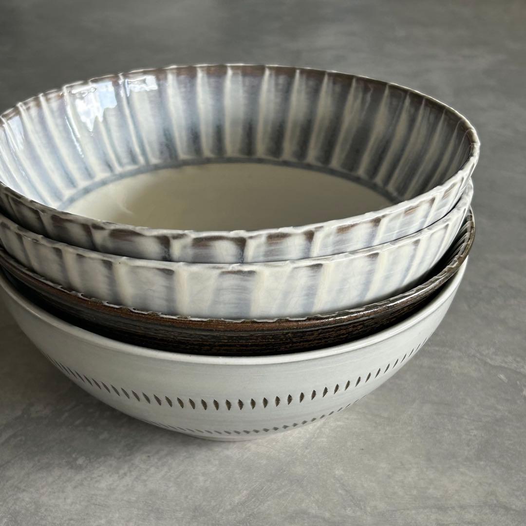 【侑紀】小石原ポタリー　小石原焼　どんぶり　丼　陶器　　食器