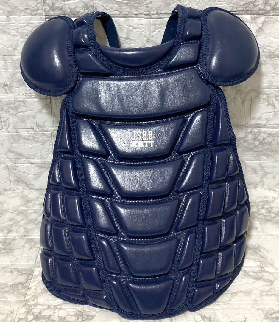 【4点セット】ZETT キャッチャー防具 軟式 一般用 JSBB公認 レザー製