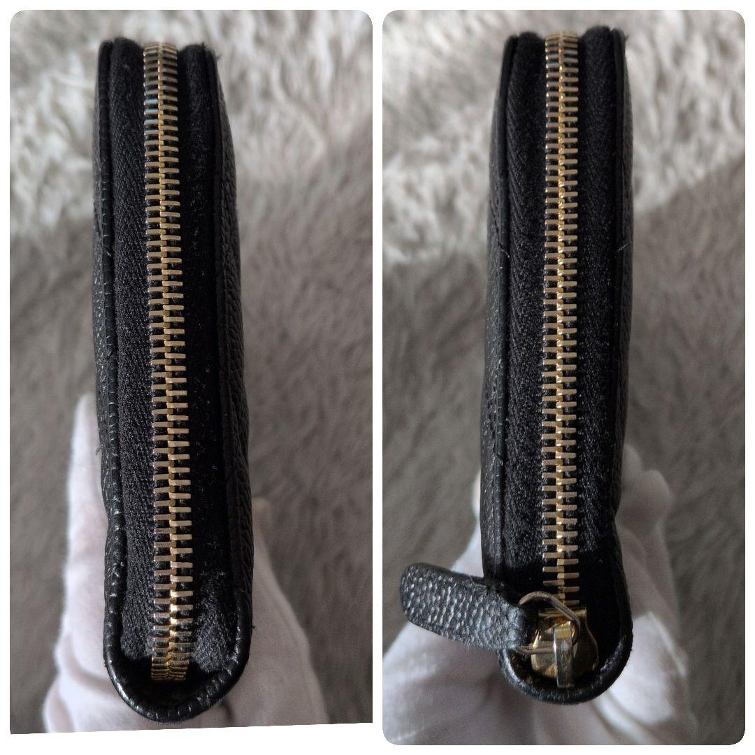 希少❀シャネル レザー 長財布　オーガナイザ　キャビアスキン　マトラッセ　黒