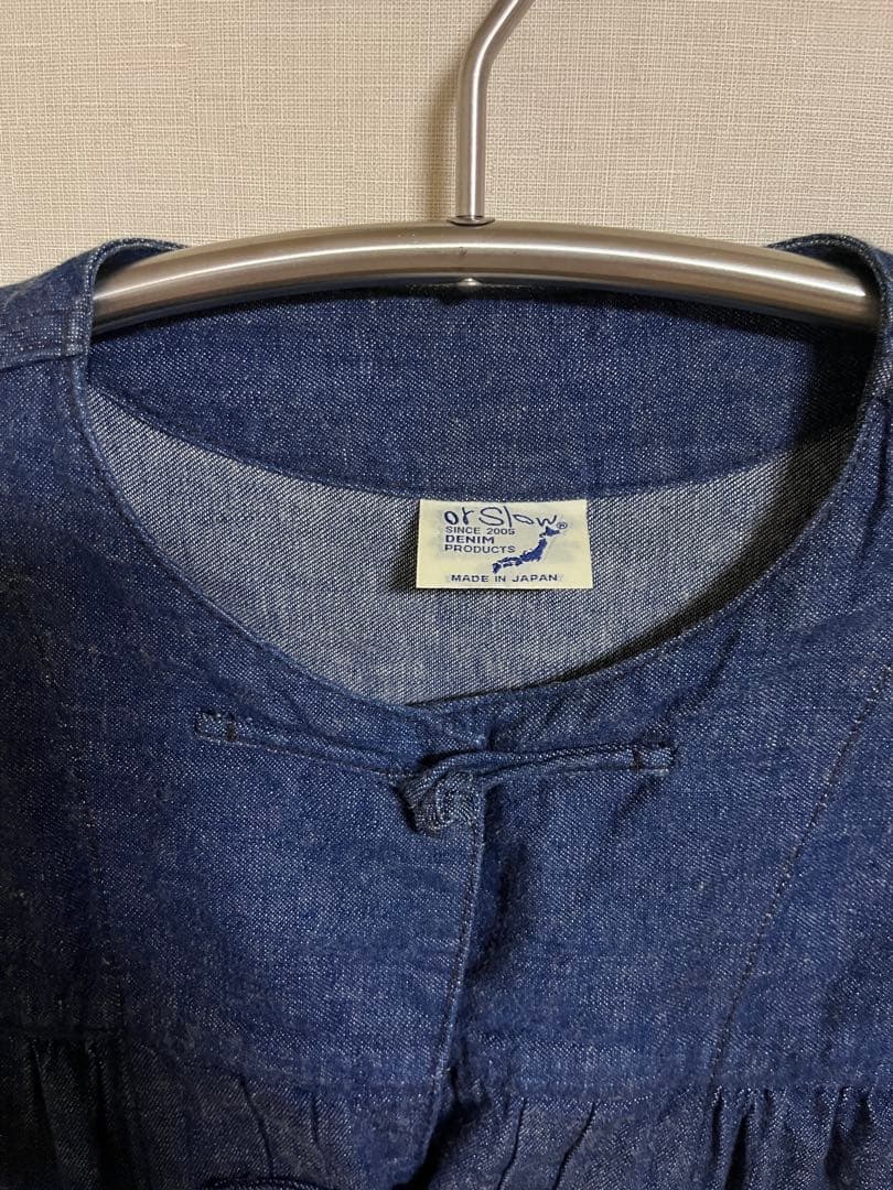orSlow フロッグボタンデニムジャケット