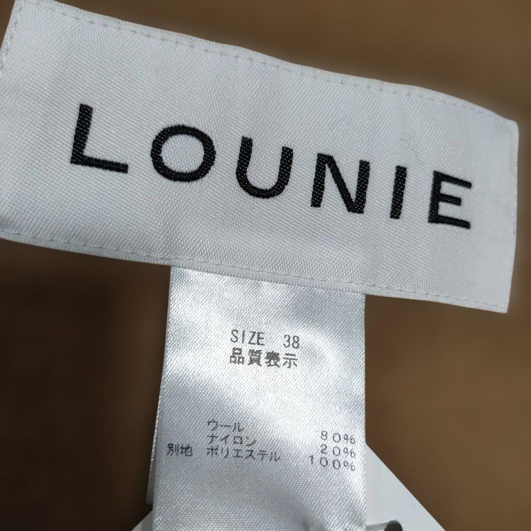 美品　ルーニィ ケープコート 金ボタン フード キャメル