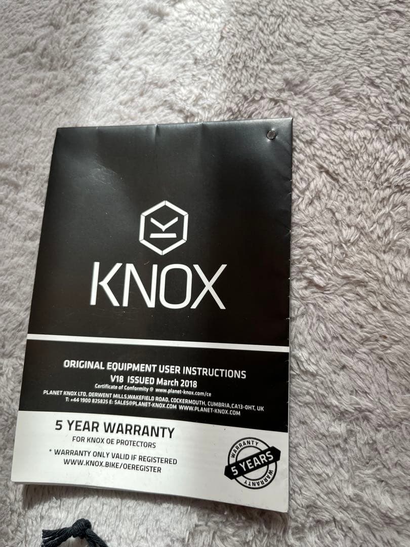 コ*タ様 PMJ KNOX ダークブルーデニムパンツ 膝用プロテクター付き