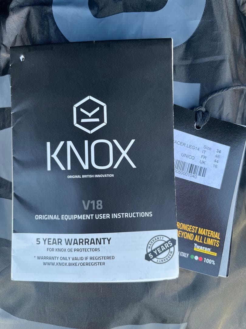 コ*タ様 PMJ KNOX ダークブルーデニムパンツ 膝用プロテクター付き