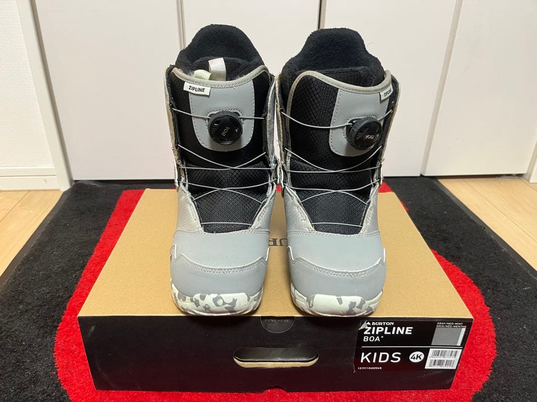 バートン　BURTON ZIPLINE BOAキッズ　スノーボードブーツ23cm