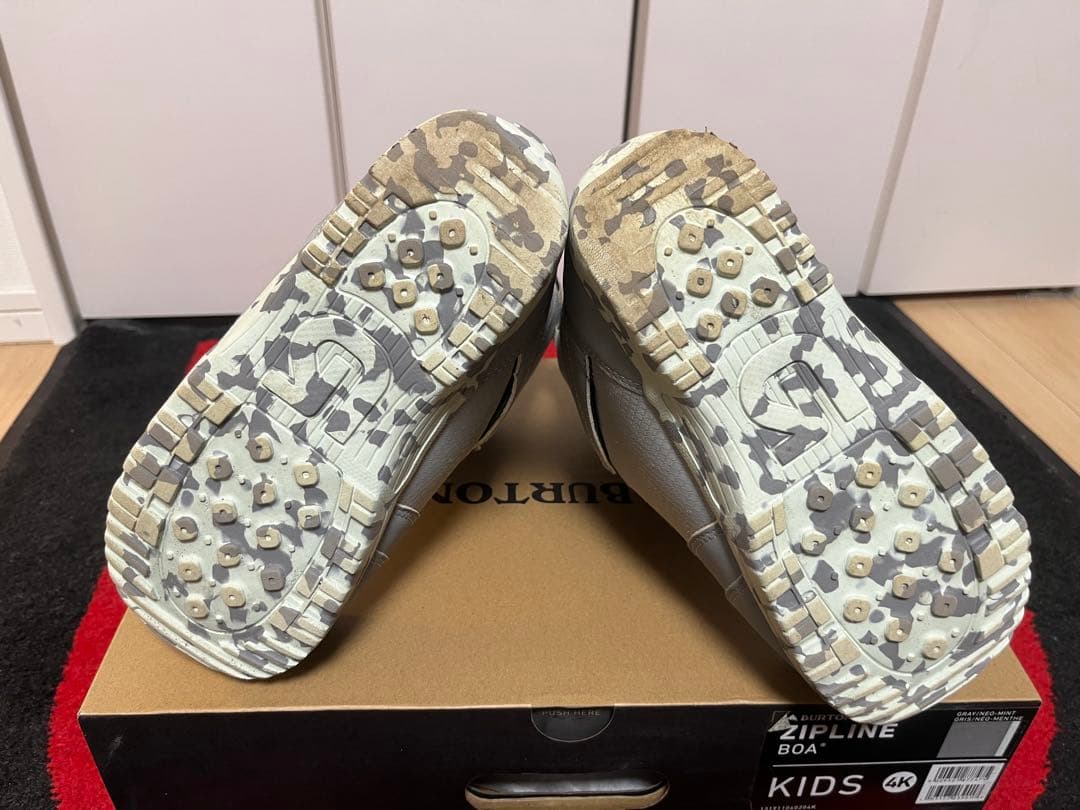 バートン　BURTON ZIPLINE BOAキッズ　スノーボードブーツ23cm