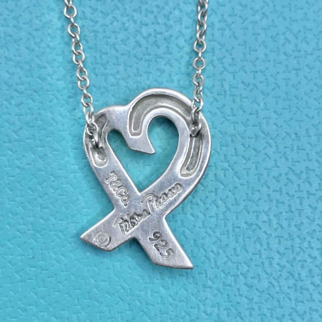 ティファニー　ラビングハート　ミニ　ネックレス　パロマピカソ　シルバー　美品