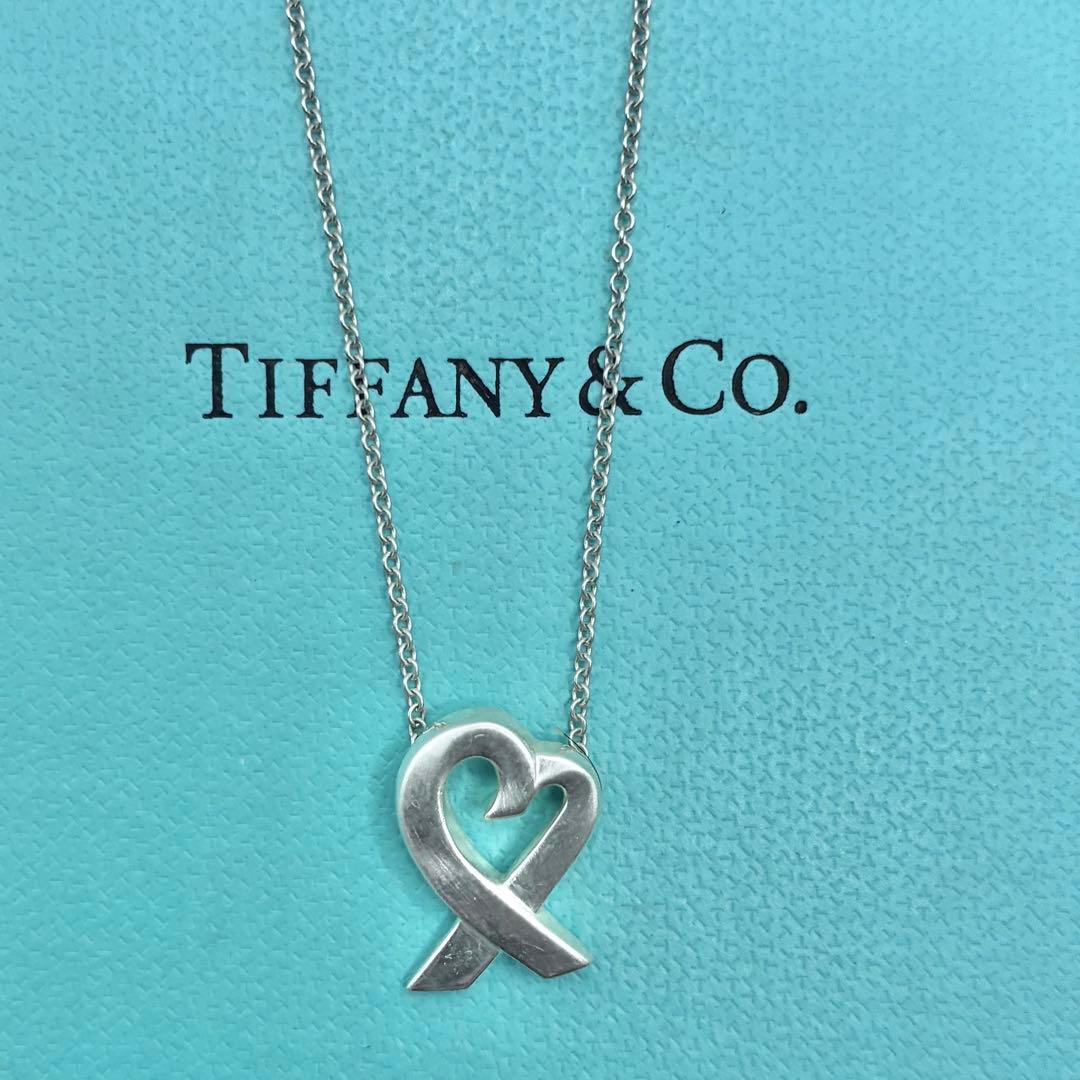 ティファニー　ラビングハート　ミニ　ネックレス　パロマピカソ　シルバー　美品