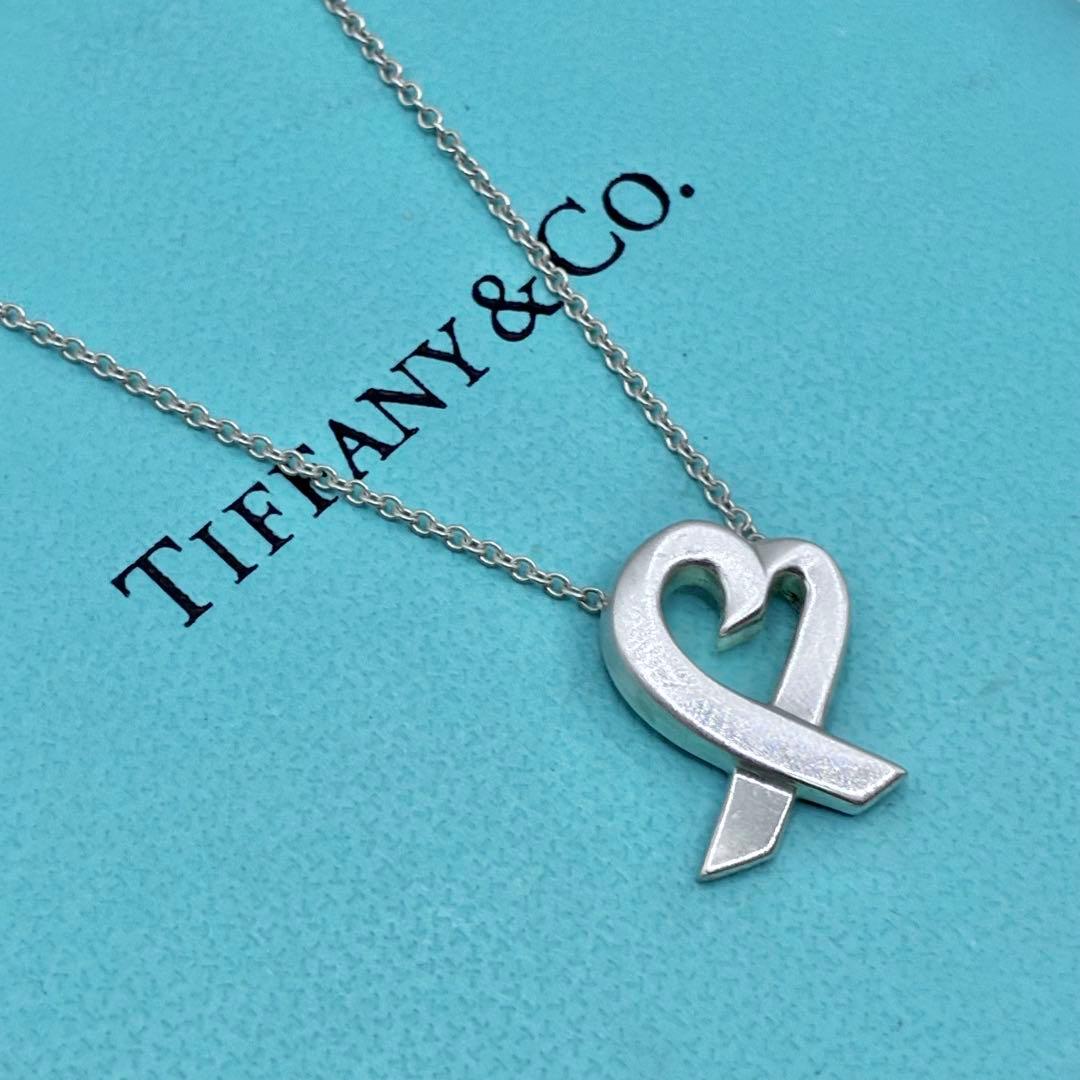 ティファニー　ラビングハート　ミニ　ネックレス　パロマピカソ　シルバー　美品