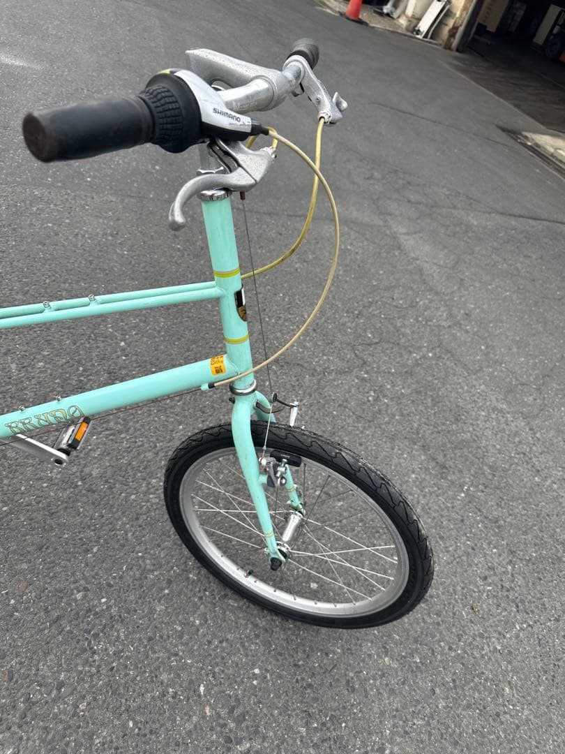 ミニベロ BRU NO自転車 ミントグリーン