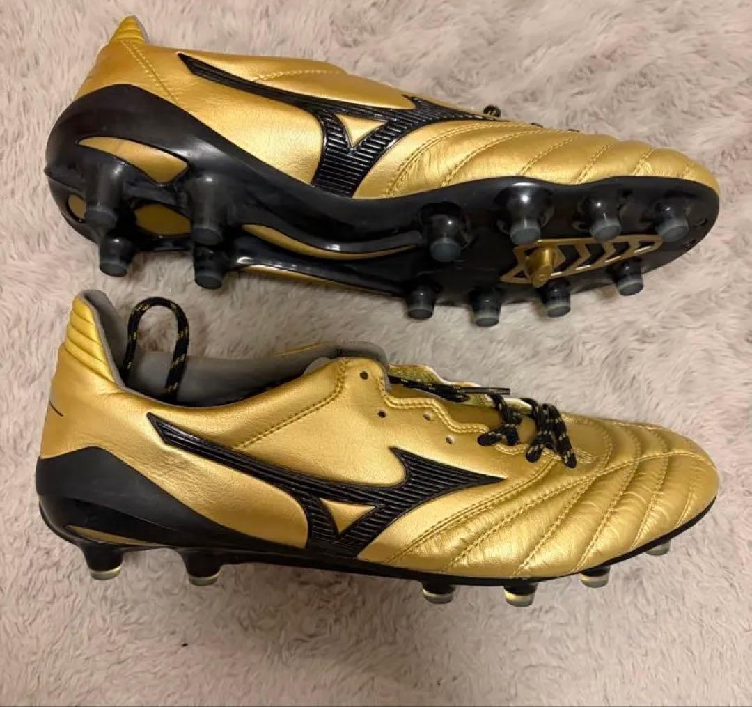 サッカースパイク　ミズノ　モレリアネオ2 ゴールド　限定カラー