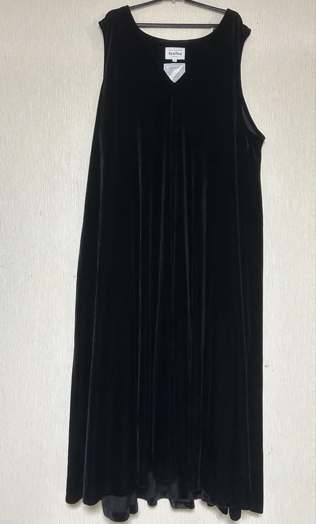 foufou ベロアワンピース　サイズ1